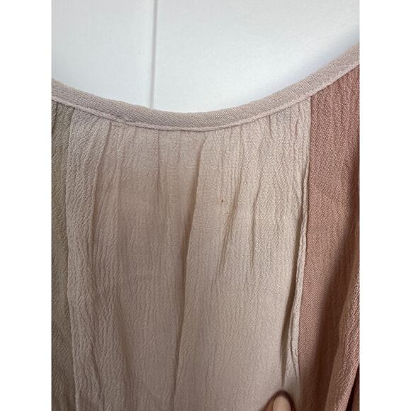 STORIA Women Mini Dress Multicolor Neutrals Trapeze Stripe, NWT, Size M - Picture 4 of 5